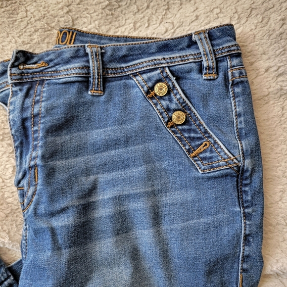 Rock & Roll Denim High Rise Flare Trousers - Picture 3 of 6